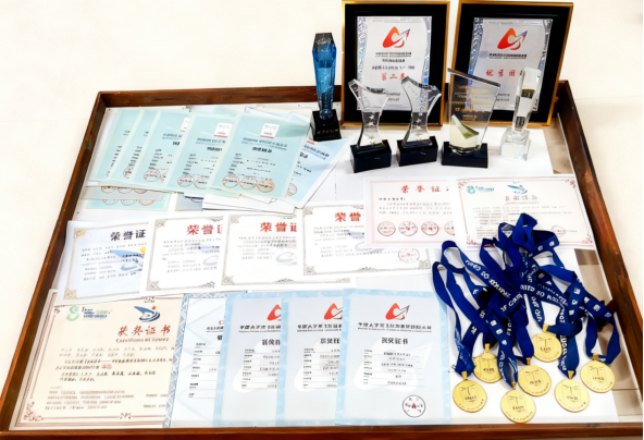 云隼无人机队荣誉墙